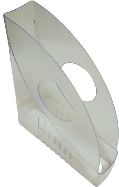 Лоток для паперів вертикальний пластиковий прозорий ЛВ-2 ПС ТМ АЛЬЯНС - А